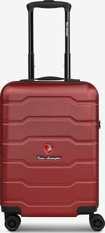Trolley 'Bologna' di Tonino Lamborghini in rosso: frontale