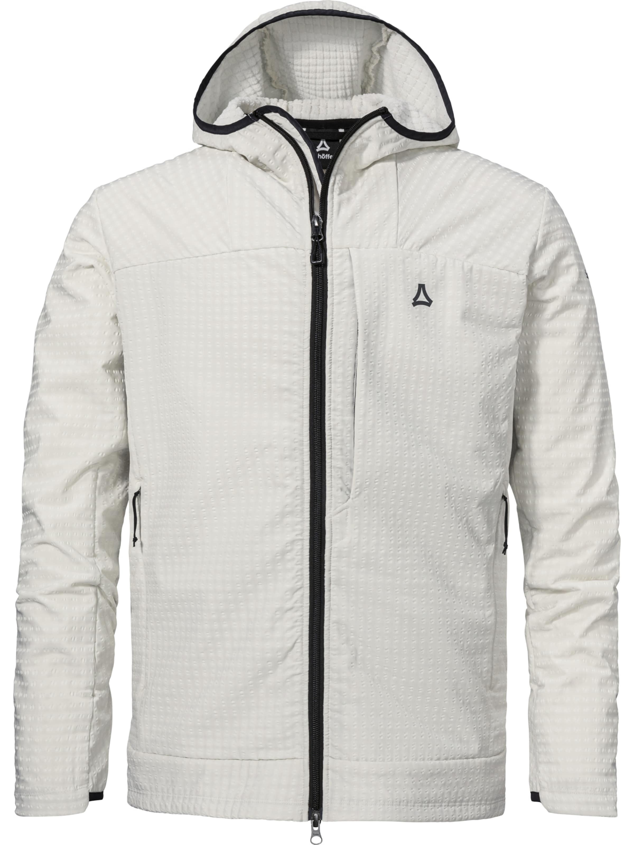 Schöffel Funktionele fleece-jas 'Enixa' in Wit: voorkant