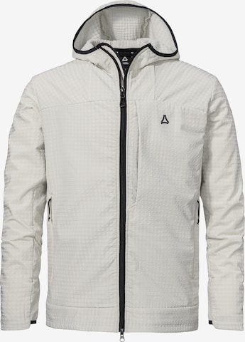 Schöffel Funktionsfleecejacke 'Enixa' in Weiß: Vorderseite