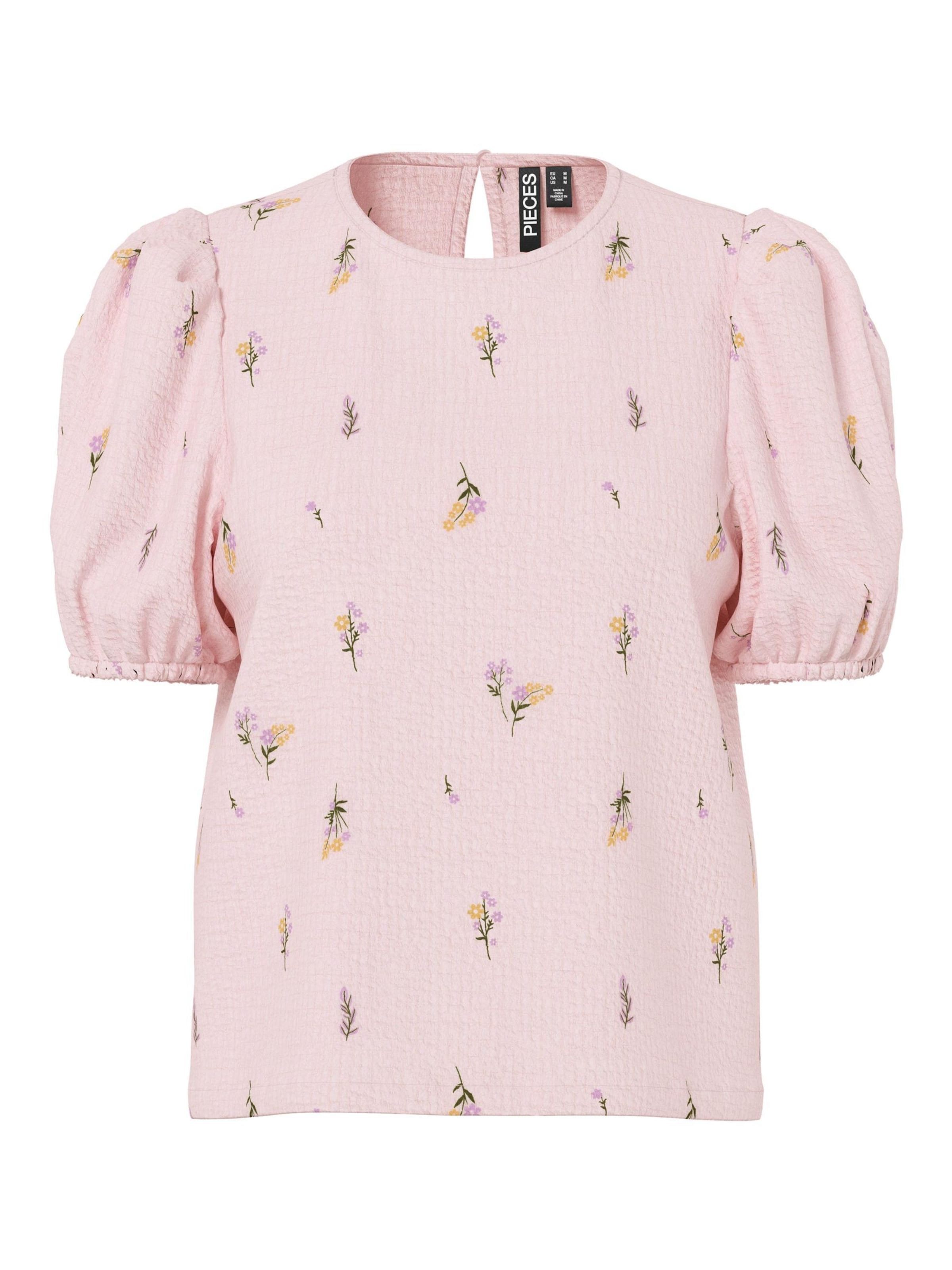 PIECES Bluse 'PCJEO' in Pink: Vorderseite