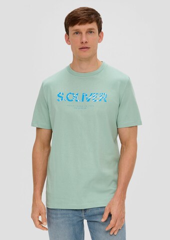 s.Oliver Shirt in Groen: voorkant