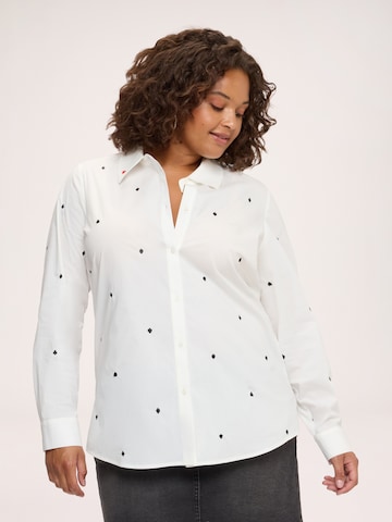 Fiorella Rubino Blouse in Wit: voorkant