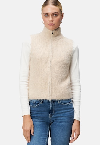 zero Weste in Beige: Vorderseite