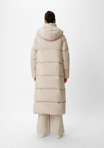 comma casual identity Winter Coat in Beige: back