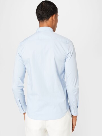 Calvin Klein Slim fit Button Up Shirt in Blue