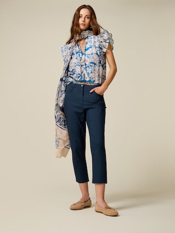 Effilé Pantalon oltre en bleu