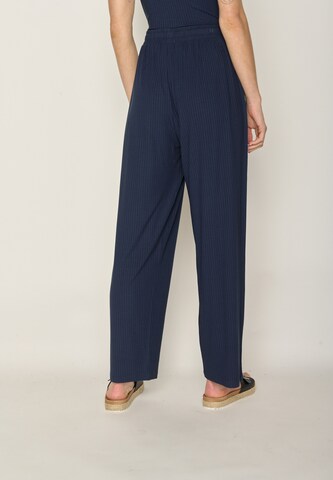 GREENBOMB Wide leg Broek in Blauw