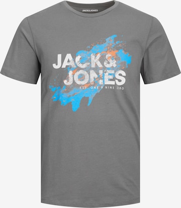 JACK & JONES Shirt 'JJNelson' in Grey: front