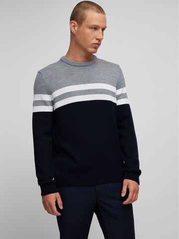 HECHTER PARIS Sweater in Blue: front