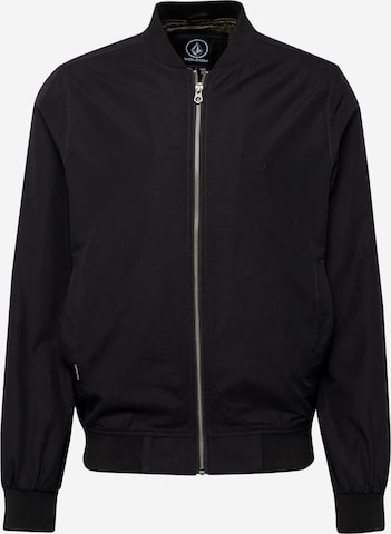 Volcom Prehodna jakna 'Burnward' | črna barva: sprednja stran