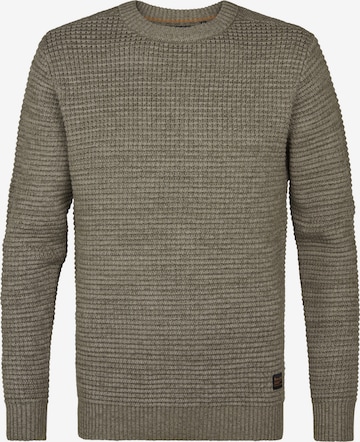 Petrol Industries Trui 'Toledo' in Groen: voorkant