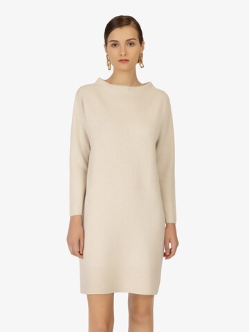 Kraimod Knit dress in Beige: front
