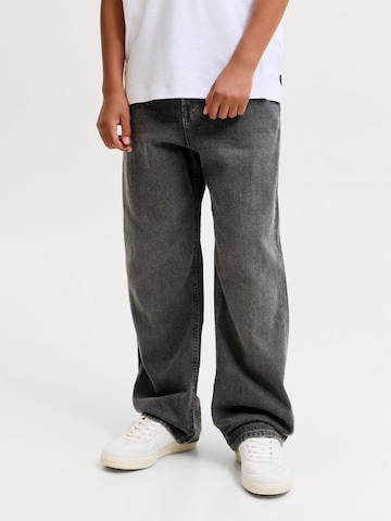 Jack & Jones Junior Baggy Jeans 'JJIAlex JJClassic' in Black: front