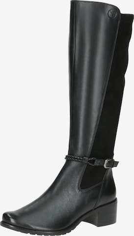 Bottes CAPRICE en noir : devant
