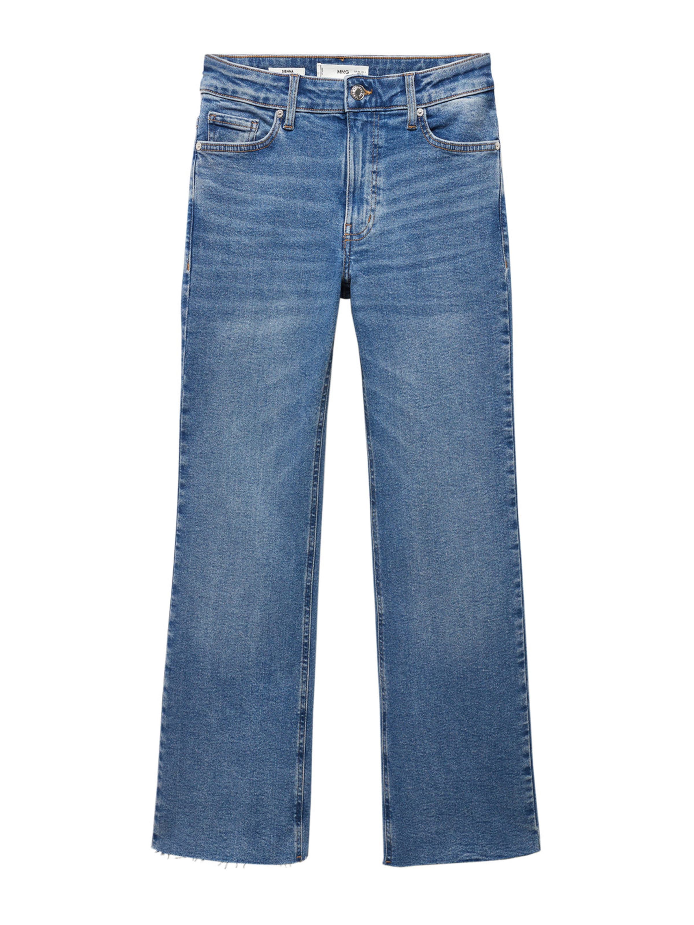 MANGO Flared Jeans 'Sienna' i blå: forside
