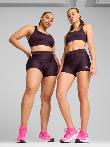 PUMA Skinny Sports trousers 'RUN 3 ' in Purple