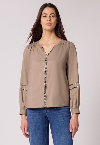 STREET ONE Tunic in Brown: front