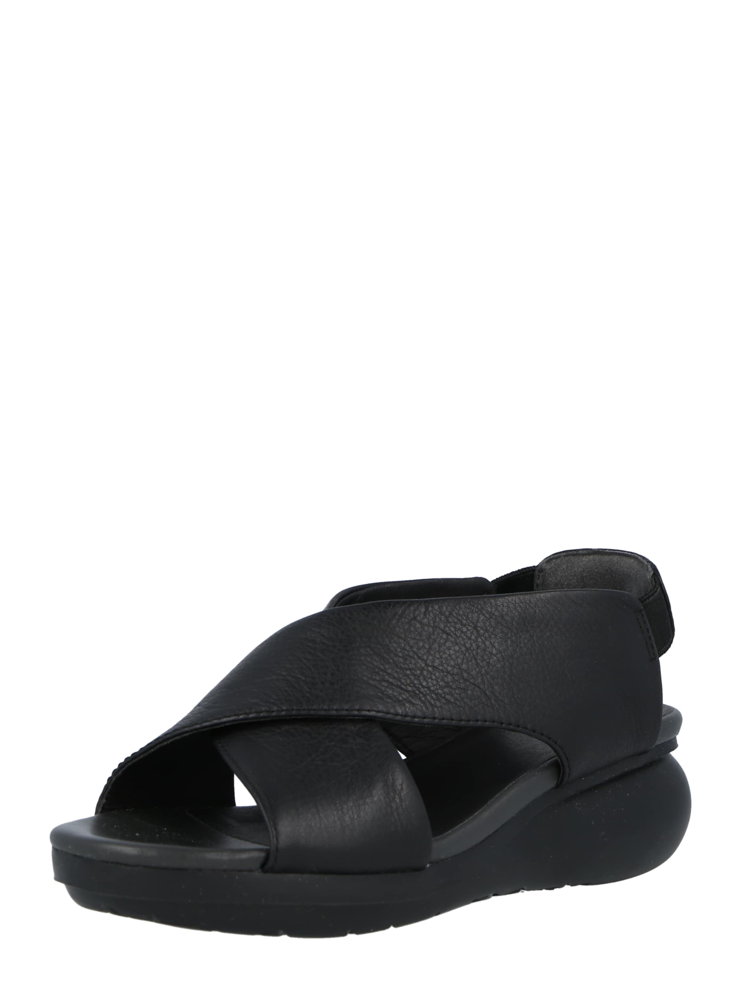 CAMPER Strap sandal in Black: front