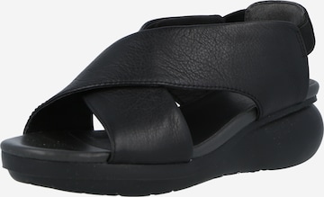 CAMPER Strap sandal in Black: front