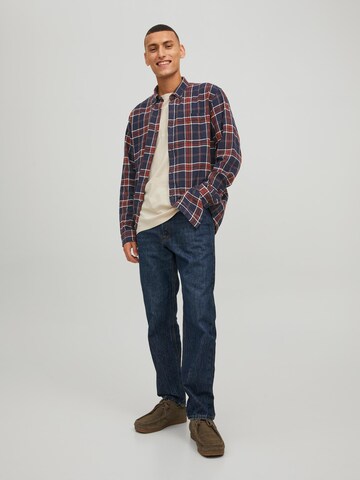JACK & JONES Regular fit Overhemd in Blauw