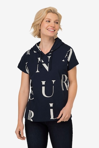 T-shirt LAURASØN en bleu : devant