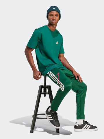 ADIDAS SPORTSWEAR Slim fit Sports trousers 'TIRO' in Green: front