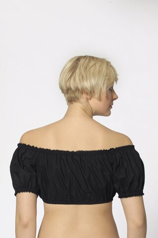 STOCKERPOINT Traditional blouse 'Georgette' in Black