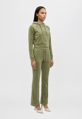 Juicy Couture Petite Ζακέτα φούτερ 'MADISON' σε πράσινο: πλευρά