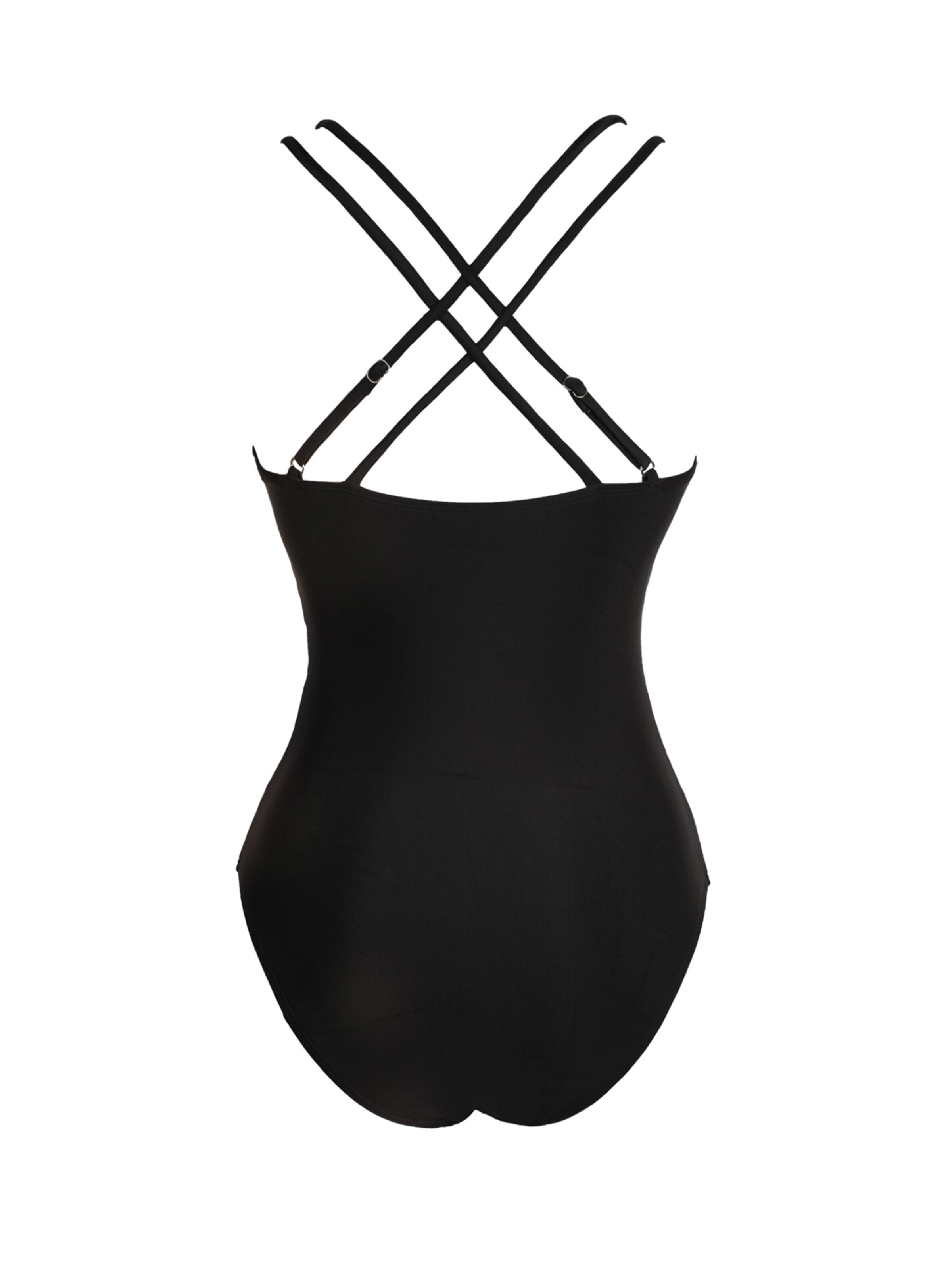 Cupshe Bralette Swimsuit 'CAA12E4C076AA' in Black