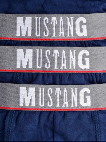 Boxers MUSTANG en bleu