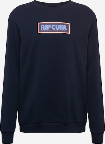 Sweat de sport RIP CURL en bleu : devant