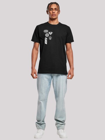 T-Shirt 'DC Comics Justice League' F4NT4STIC en noir