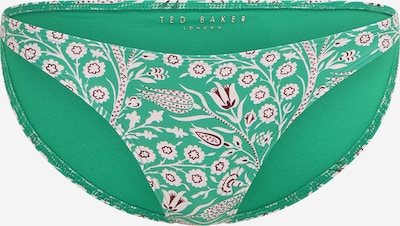 Ted Baker Bikiniunderdel i grønn / mørkerød / hvit, Produktvisning