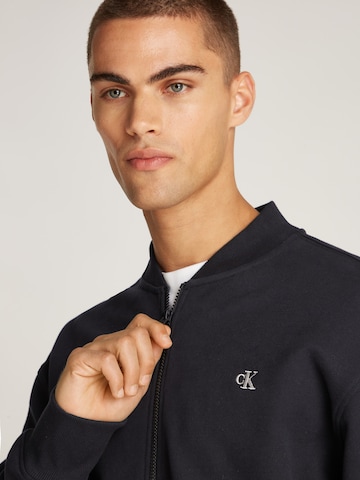 Calvin Klein Jeans Sweatjacke in Schwarz