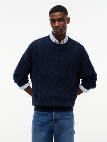 Pullover di Tommy Jeans in blu: frontale