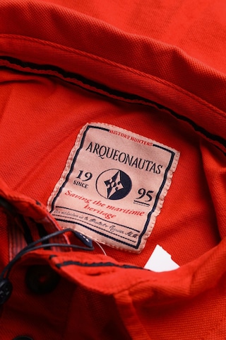 ARQUEONAUTAS Poloshirt M in Orange