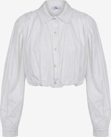 Camicia da donna di I AM in bianco: frontale
