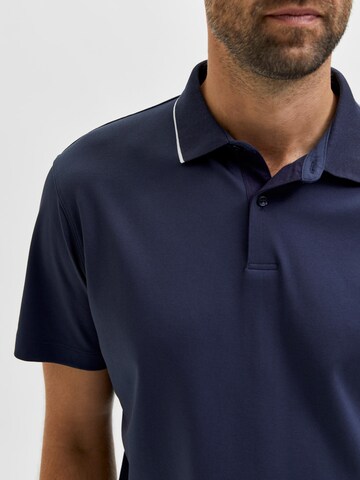 SELECTED Poloshirt 'Leroy' in Blau