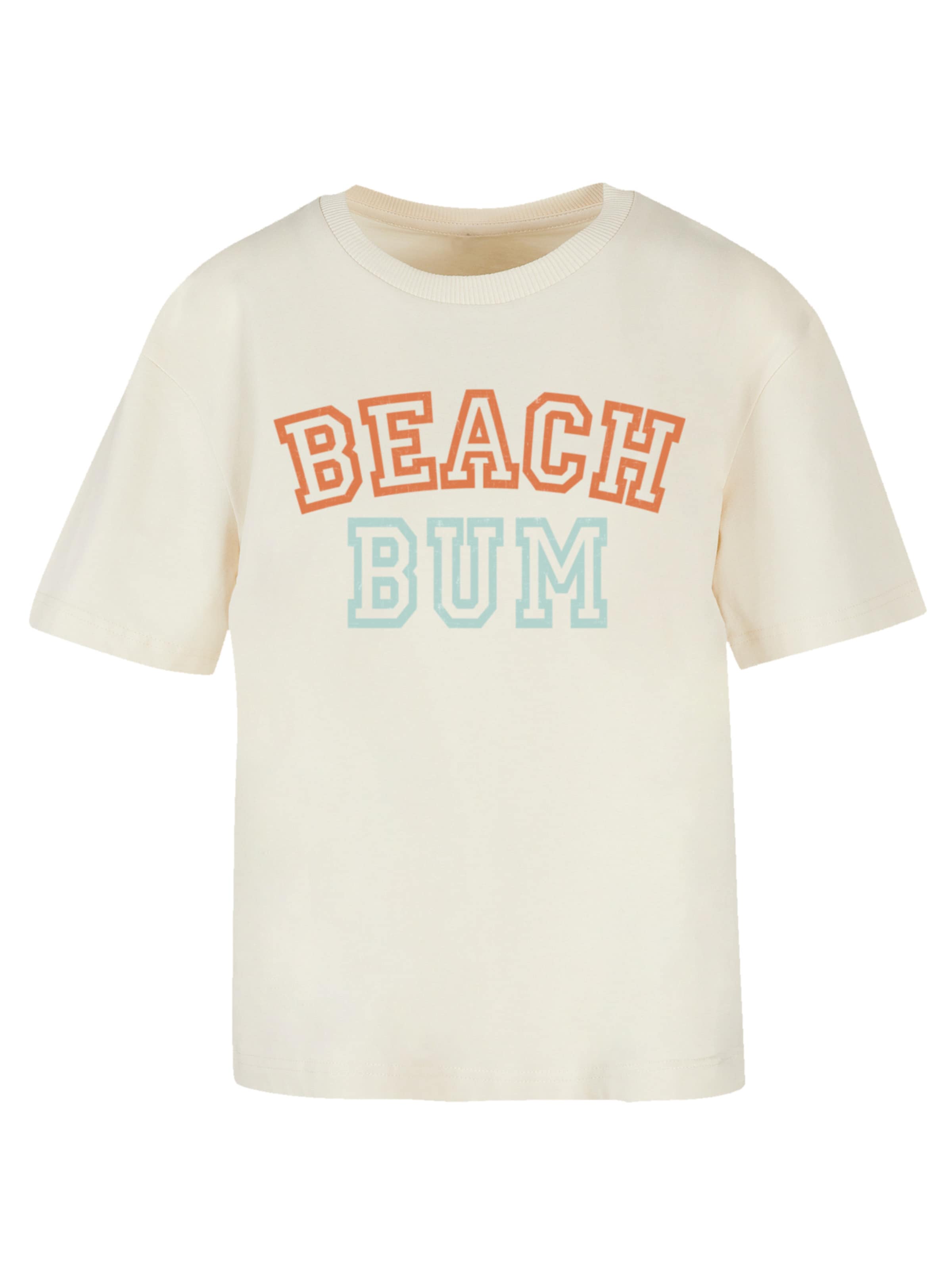 F4NT4STIC T-shirt 'Beach Bum' en sable, Vue avec produit
