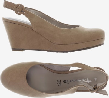 TAMARIS Sandals & High-Heeled Sandals in 36 in Beige: front