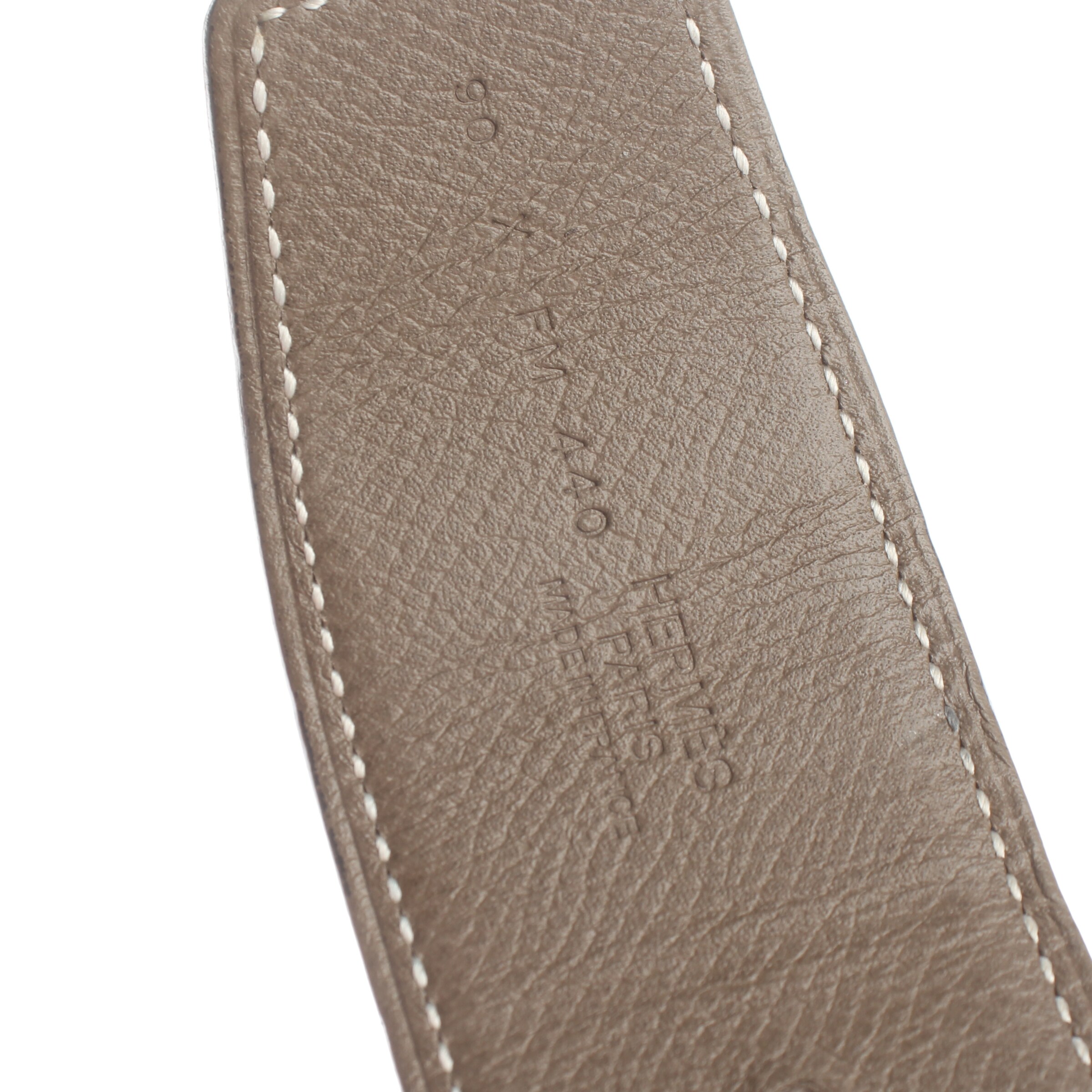 HERMÈS Belt in L in Brown