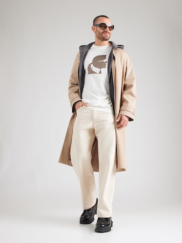 Karl Lagerfeld Koszulka w kolorze beżowy