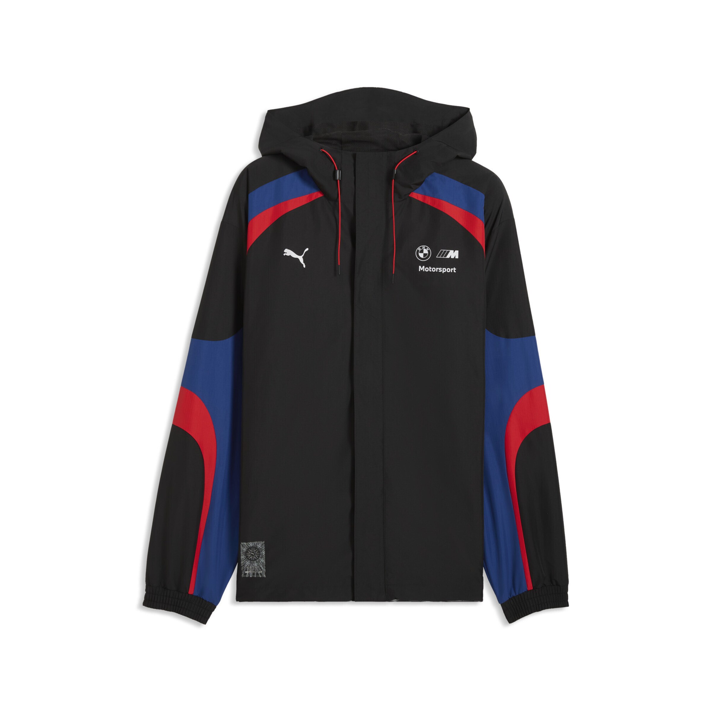 PUMA Jacke 'PUMA x BMW M MOTORSPORT' in blau / rot / schwarz, Produktansicht
