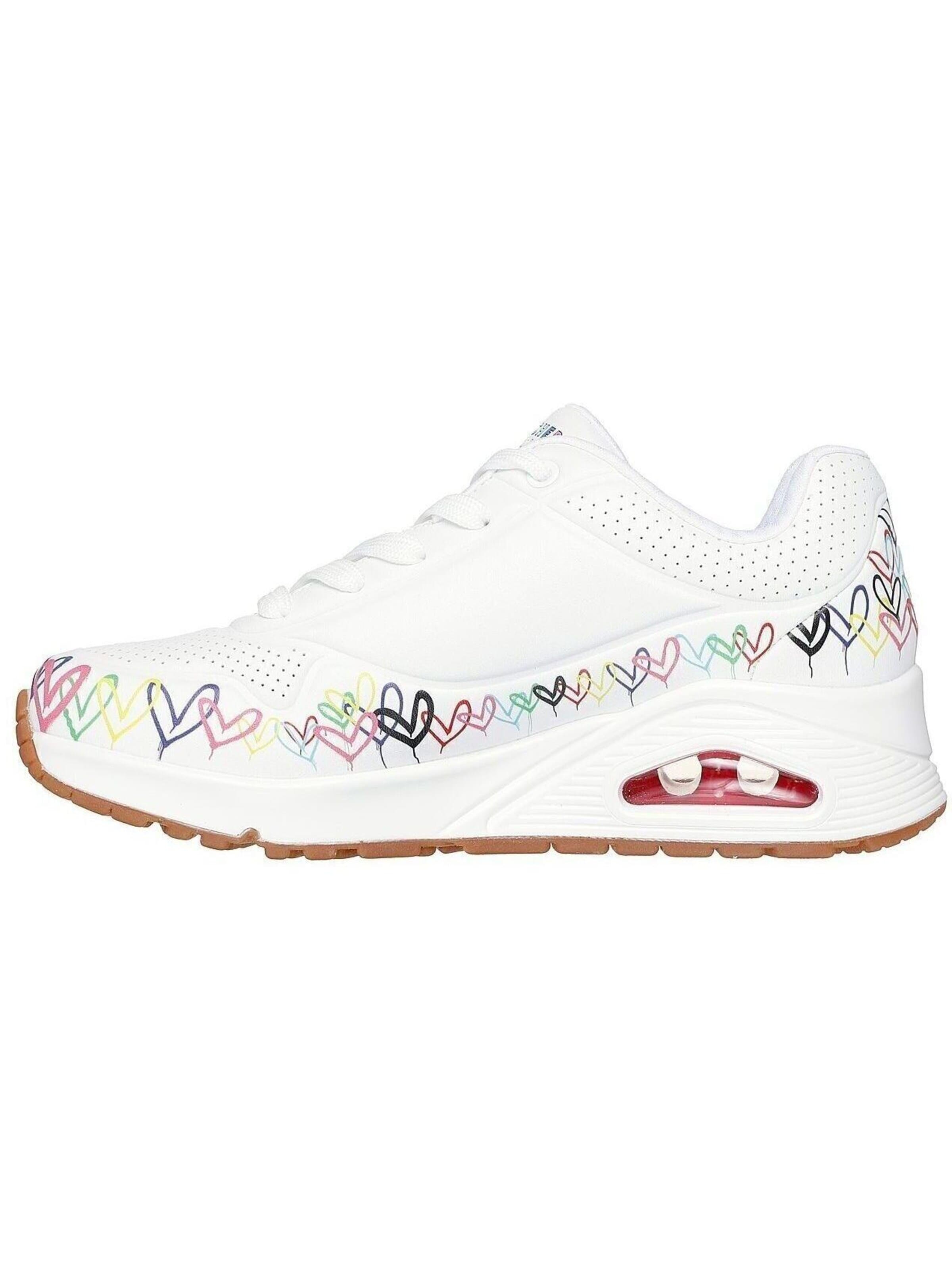 Scarpa sportiva 'Uno - Love All Around' di SKECHERS in bianco