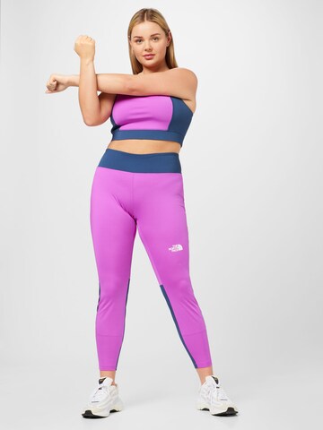 THE NORTH FACE Skinny Sportbroek in Lila