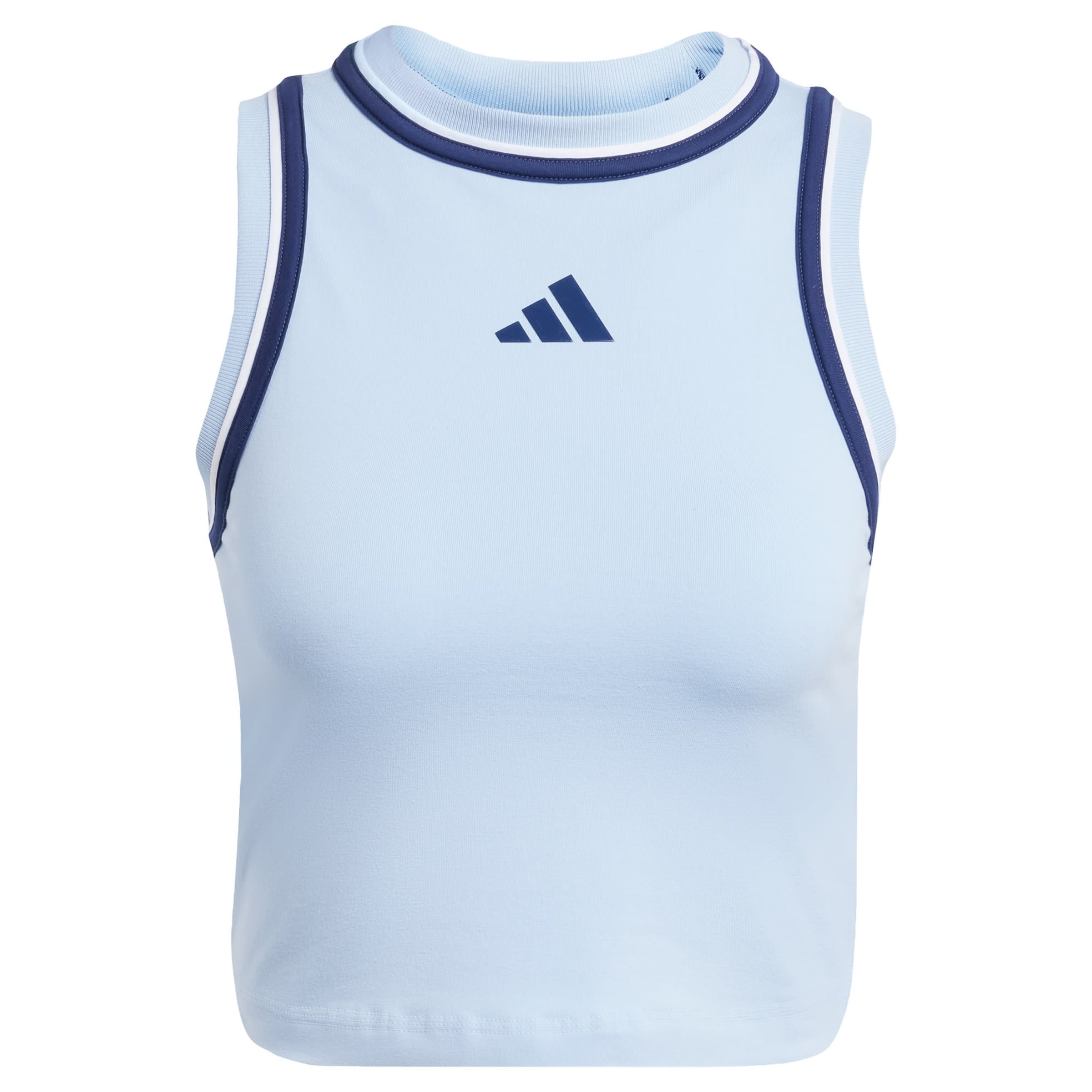 Top sportivo 'Essentials' di ADIDAS SPORTSWEAR in blu: frontale