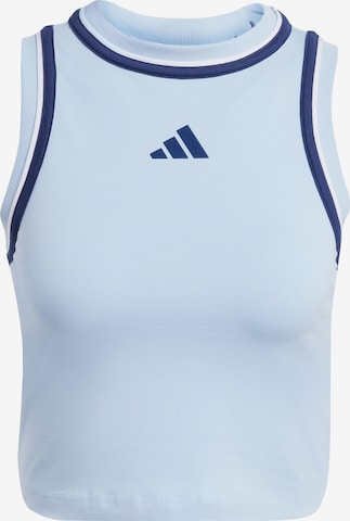 Top sportivo 'Essentials' di ADIDAS SPORTSWEAR in blu: frontale
