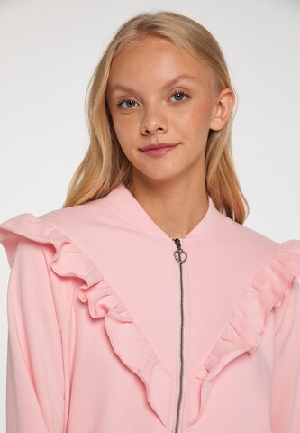 MYMO Sweatjacke in Pink