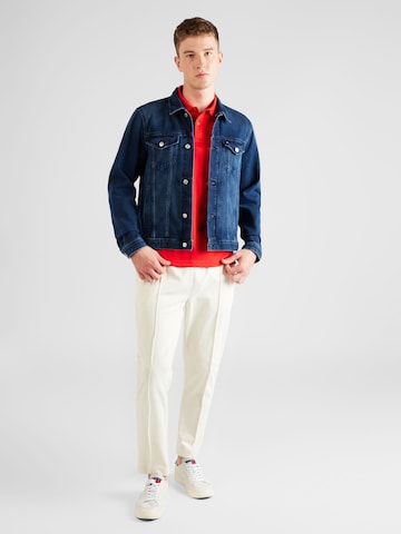 TOMMY HILFIGER Prechodná bunda 'Trucker' - Modrá