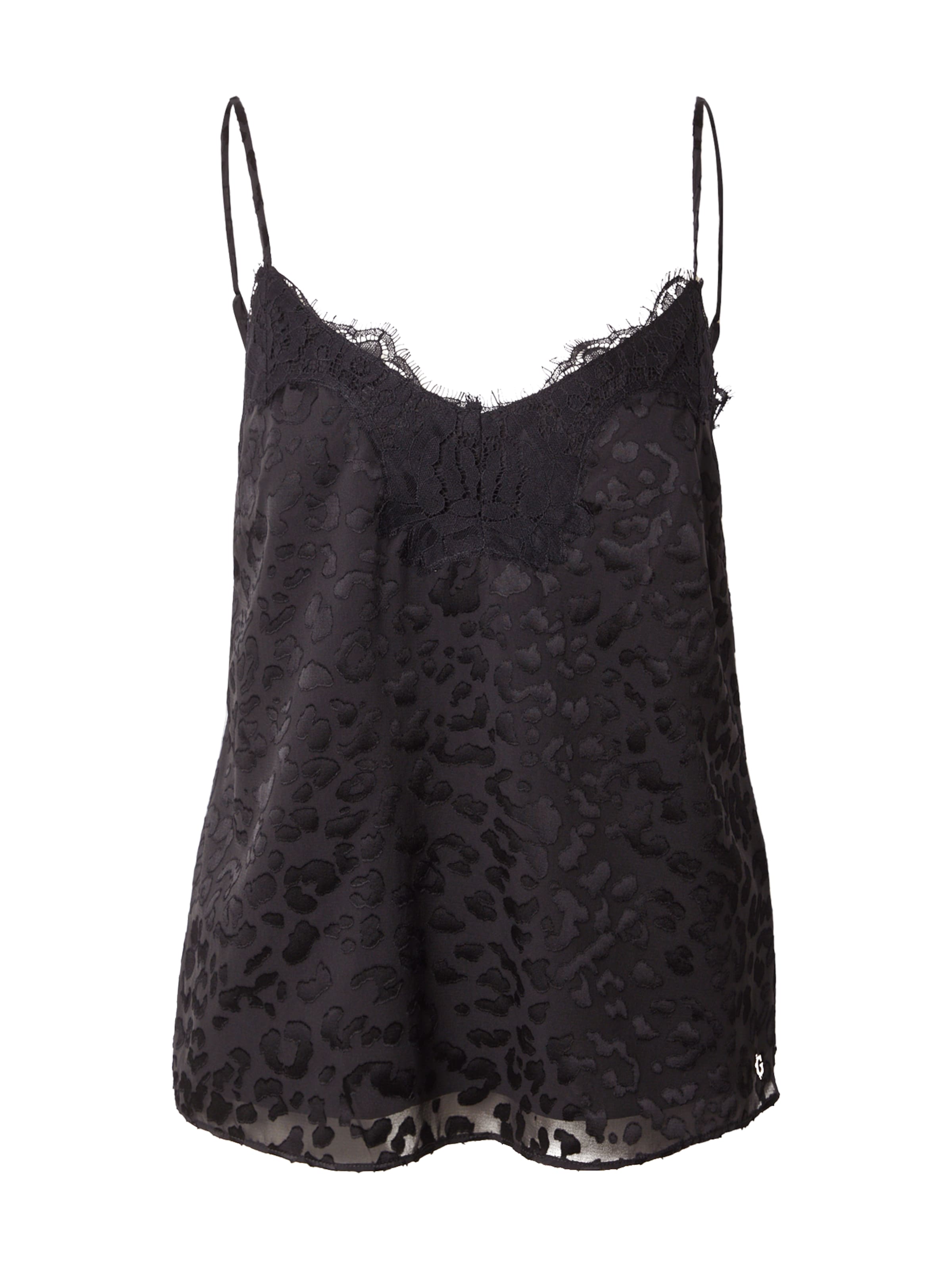 GUESS - Top 'DANIELLE' en negro: frente